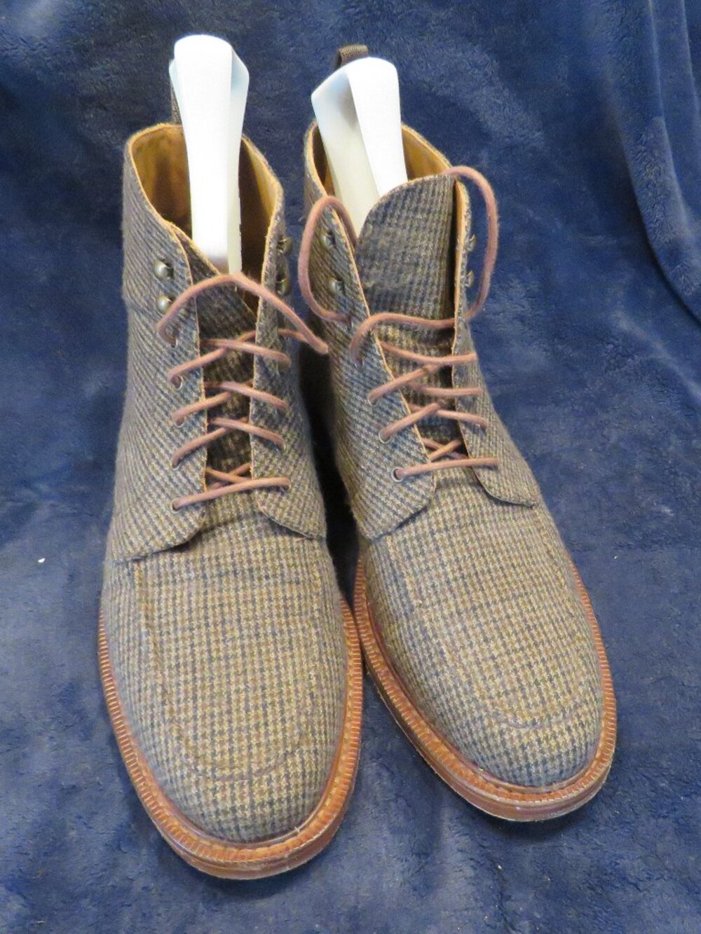 Taft Men's Moc Toe Leather and Wool Lace-up Boot EU42.5/US9.5